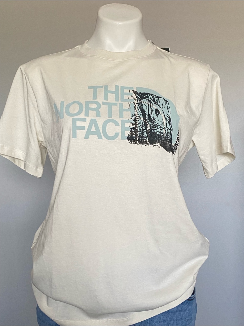 The North Face Women’s Cream Graphic Logo T-Shirt